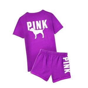 NEW PINK Logo Set NWT